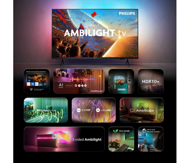 Philips 55PUS8001/12 55" LED 4K Smart TV Ambilight - 1529917 - zdjęcie 11